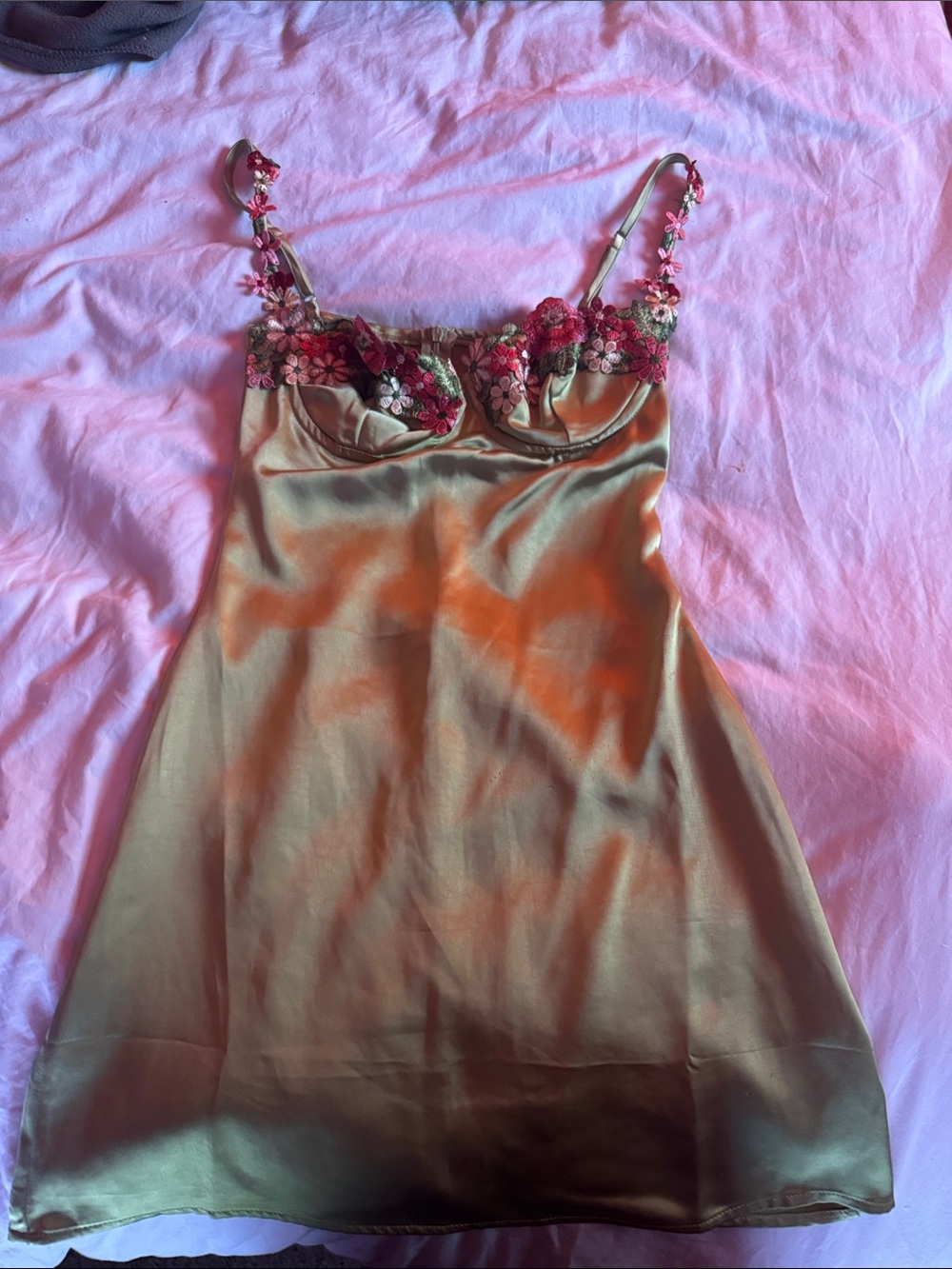 Princess Polly Green dress size 2